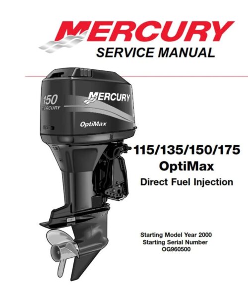 Mercury 115 Optimax 2000 On Service Manual Pdf