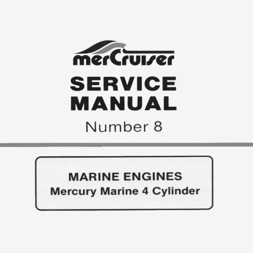 Mercury 8 – Marine 4 Cylinder Service Manual Pdf