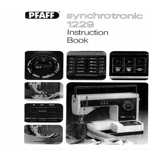 Pfaff Synchrotronic 1229 owners manual Pdf