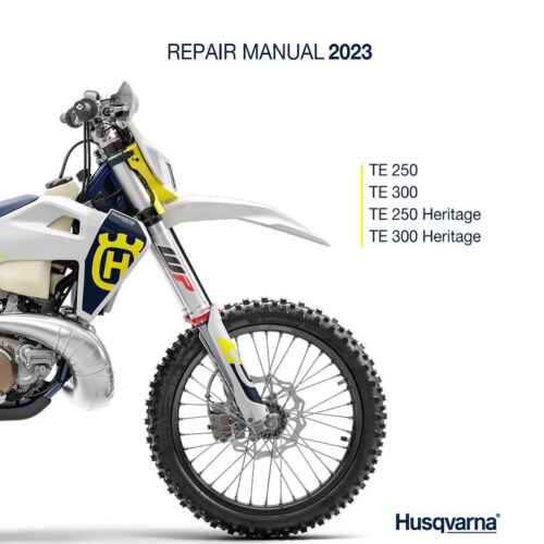 Service manual for Husqvarna TE 300 TE 250 (2023)