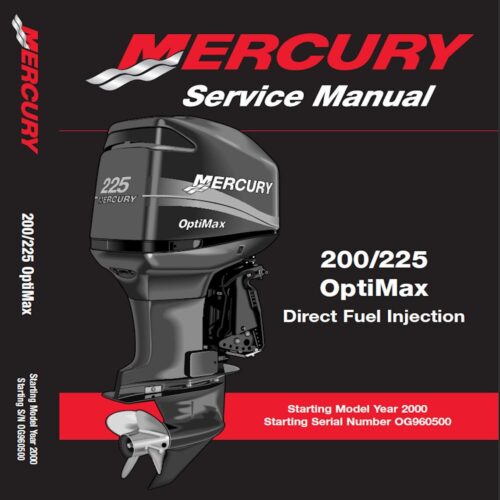 Service Manual Mercury OptiMax 200 225