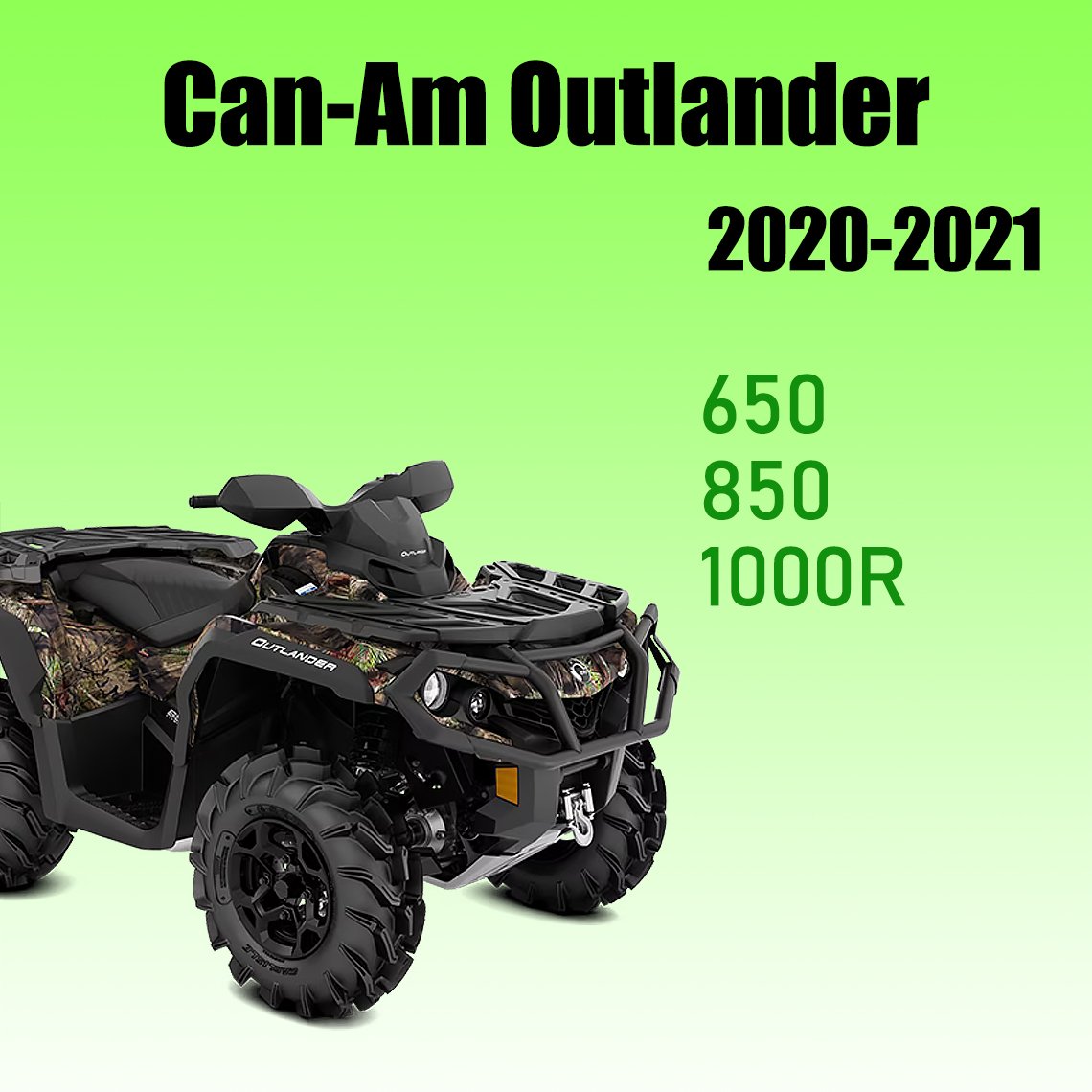 Service Repair manual Can-am Outlander 650 850 1000R (2020-2021)