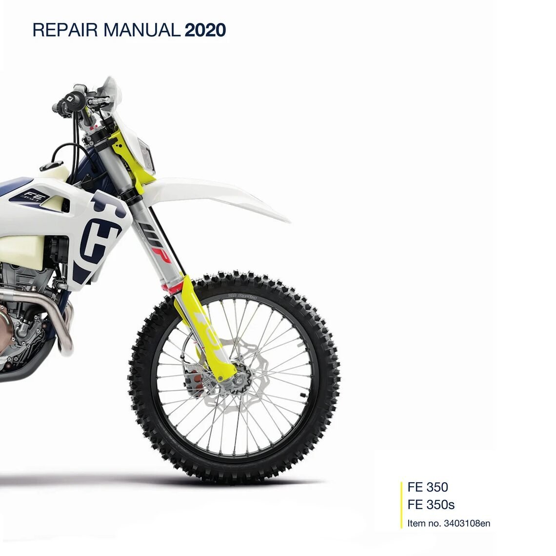 Husqvarna FE350 FE 350s Service manual 2020 Pdf