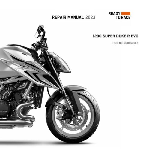 2023 KTM 1290 Super Duke R EVO Service Repair manual