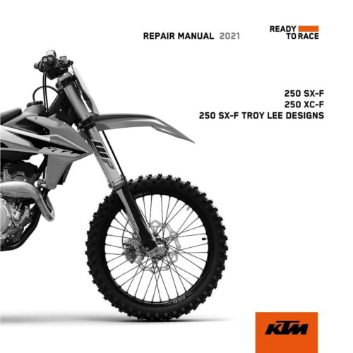 KTM 250 SX-F / 250 XC-F Service Manual (2021) Pdf