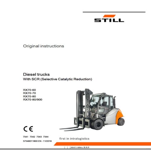 Still RX70-(60-70-80-900) Owner manual Pdf