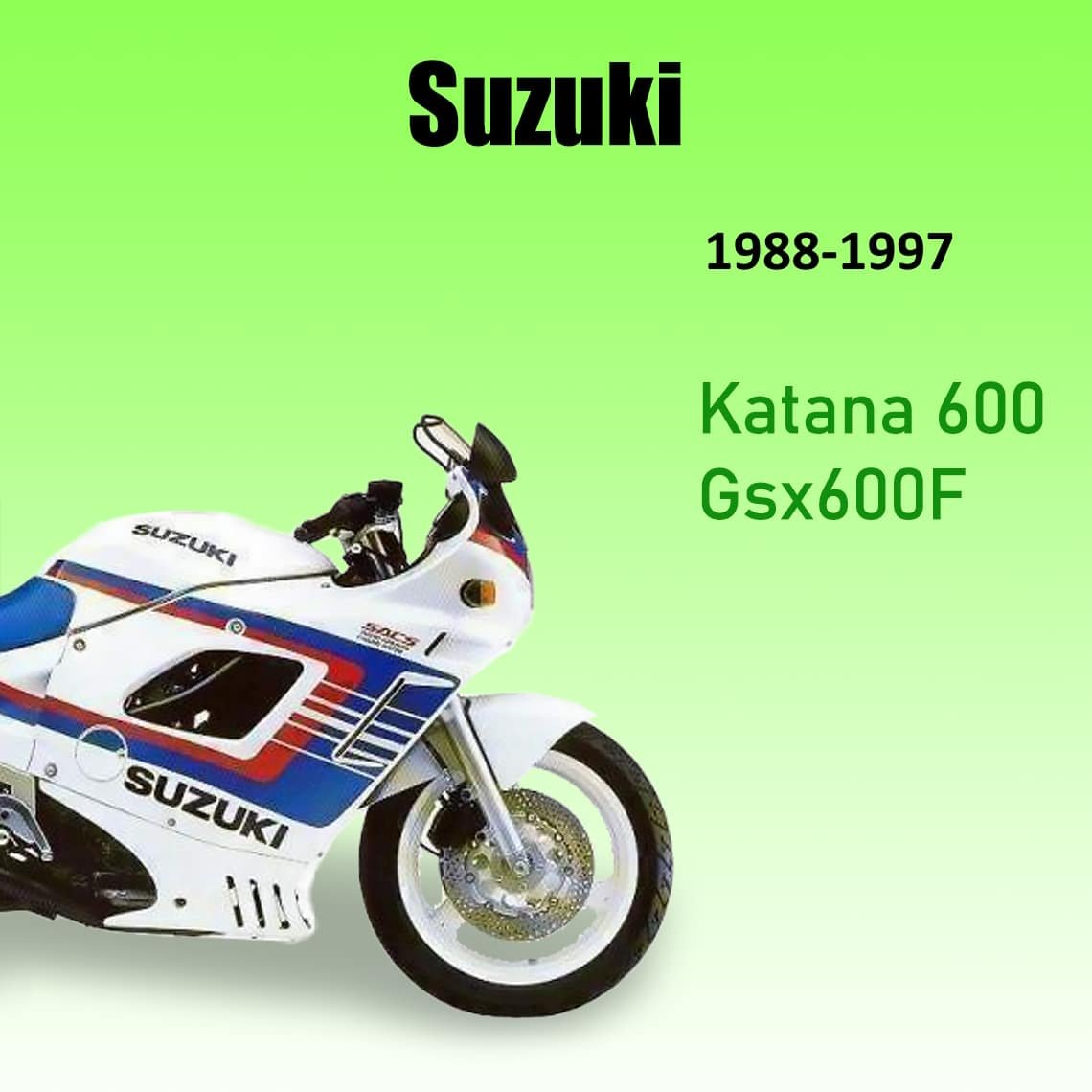 Suzuki Katana 600 1988–1997 Service manual Pdf