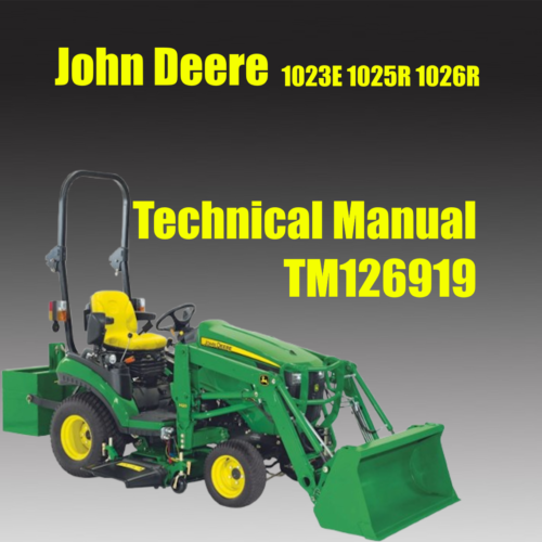 Technical Manual John Deere 1026R