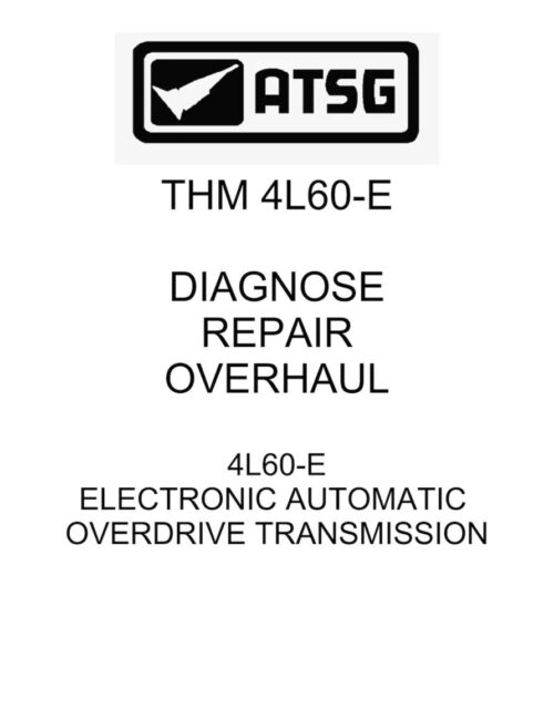 THM 4L60-E Transmission manual Pdf