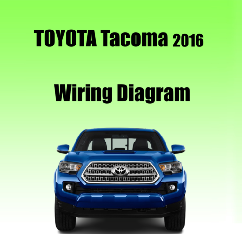 Toyota Tacoma Wiring Diagrams 2016 Pdf
