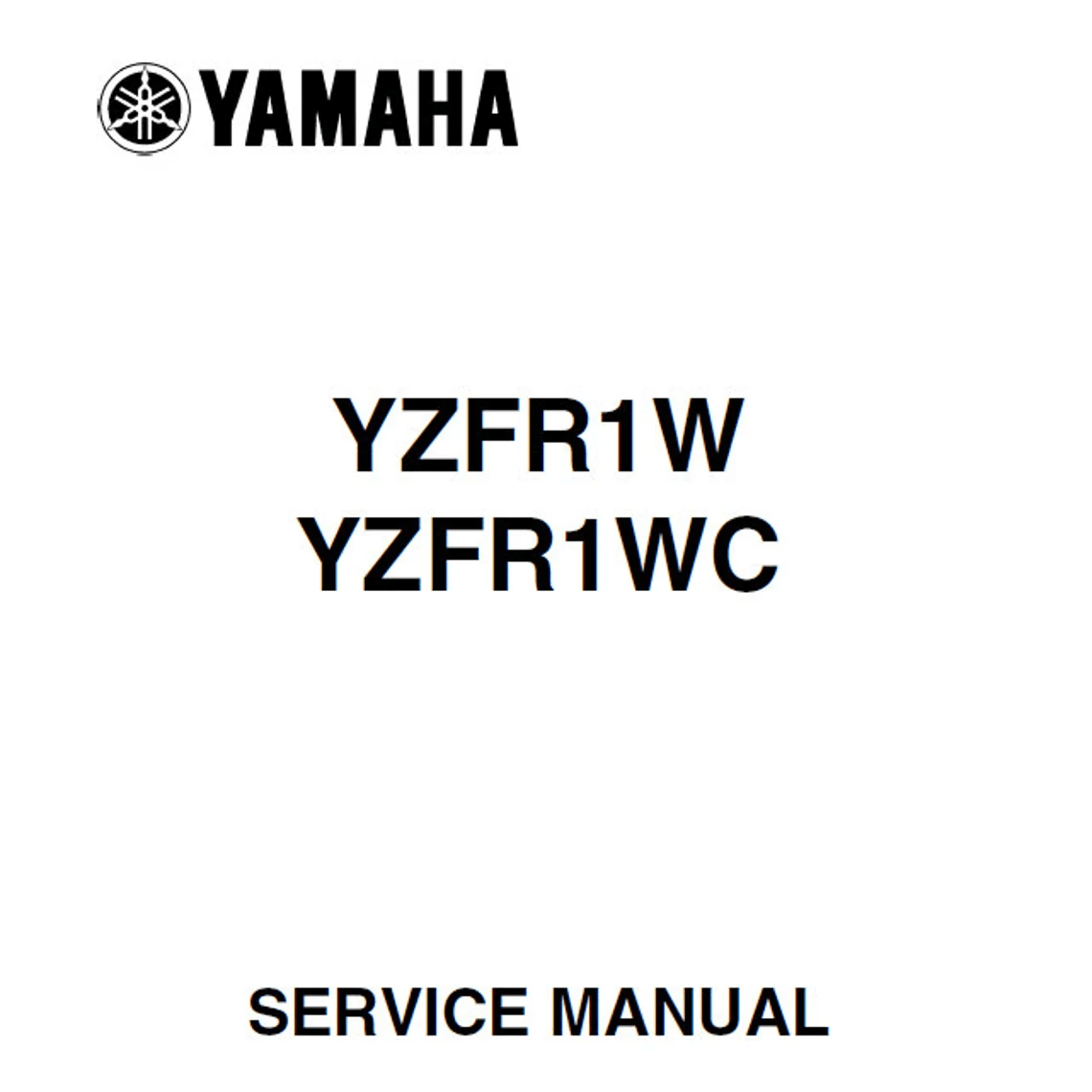 Yamaha YZF-R1 2007-2008 Service manual Pdf