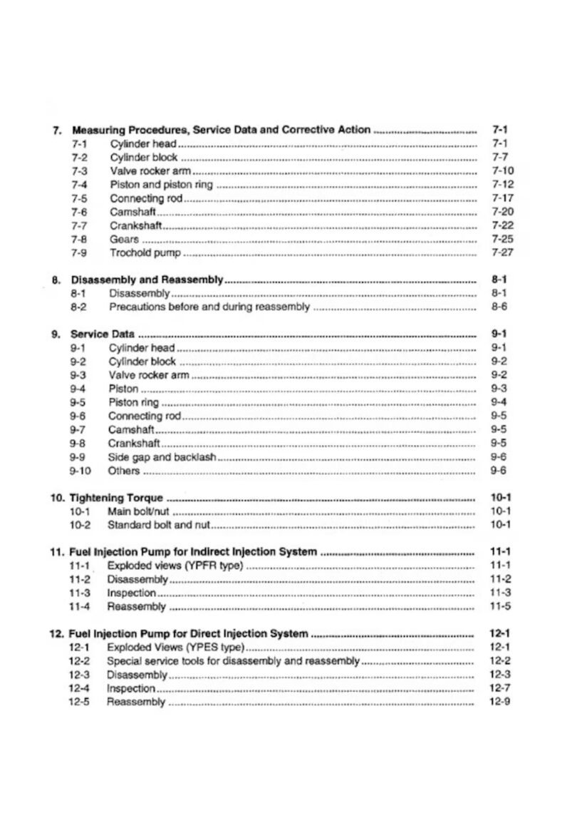 Yanmar 3TNE74 Service manual Pdf