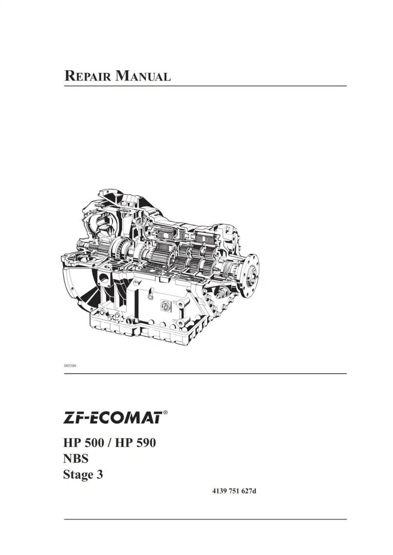 ZF Ecomat 590 NBS Service manual Pdf