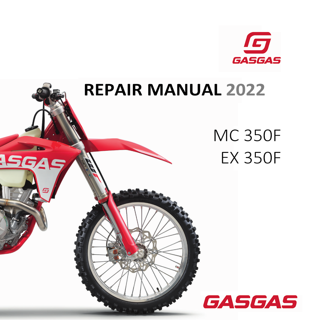 2022 GasGas EX 350F Repair manual