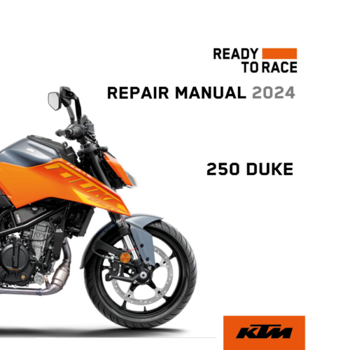 2024 KTM 250 Duke Repair manual