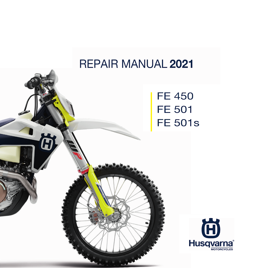2021 Husqvarna FE 501s Repair manual