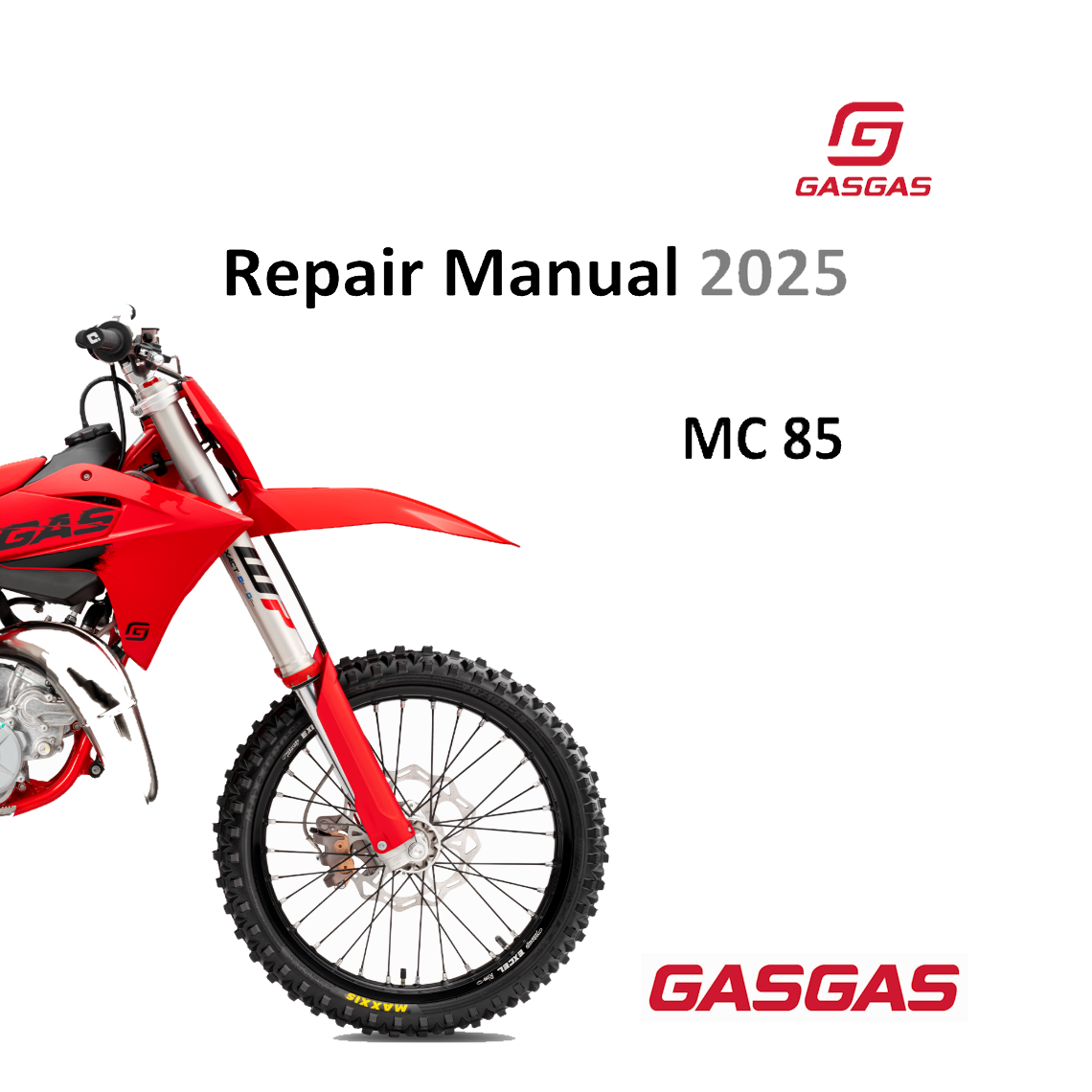 2025 GasGas MC 85 Repair manual