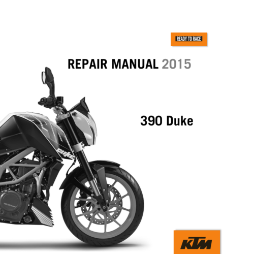 2015 KTM Duke 390 Repair manual