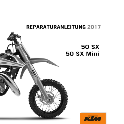 2017 KTM 50 SX Mini Reparaturanleitung