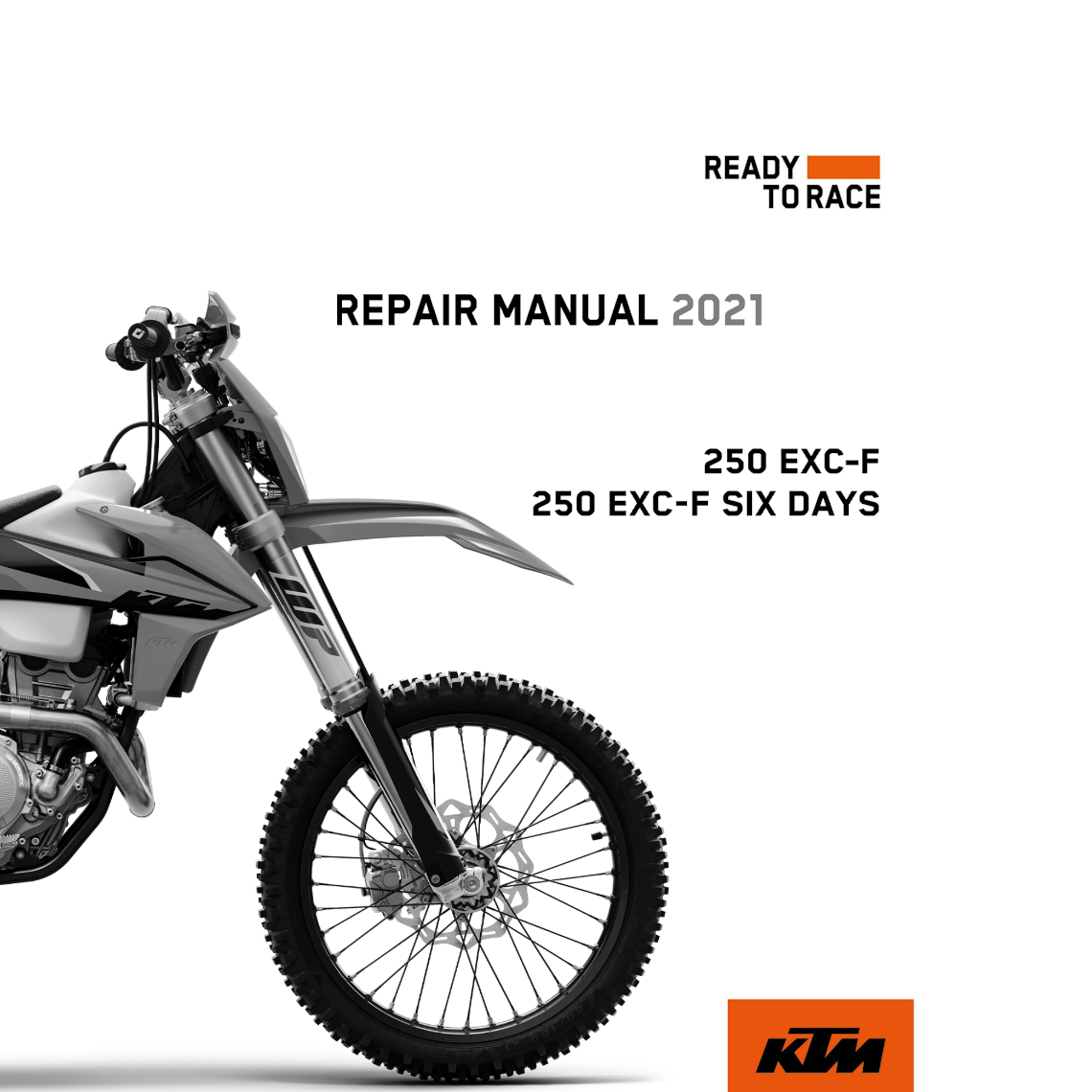2021 KTM 250 EXC-F Six Days Repair manual