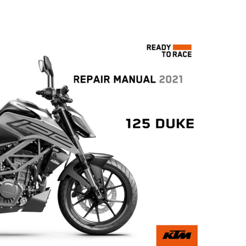 2021 KTM Duke 125 Repair Manual