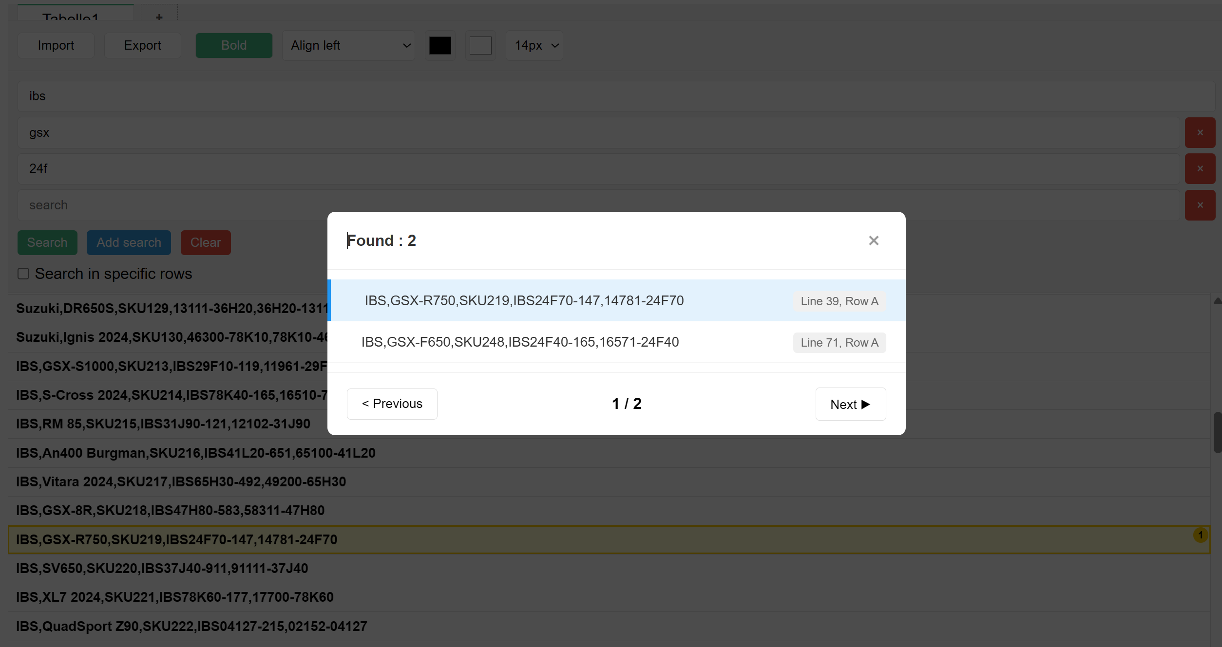 Multi keyword search for Excel - Image 5