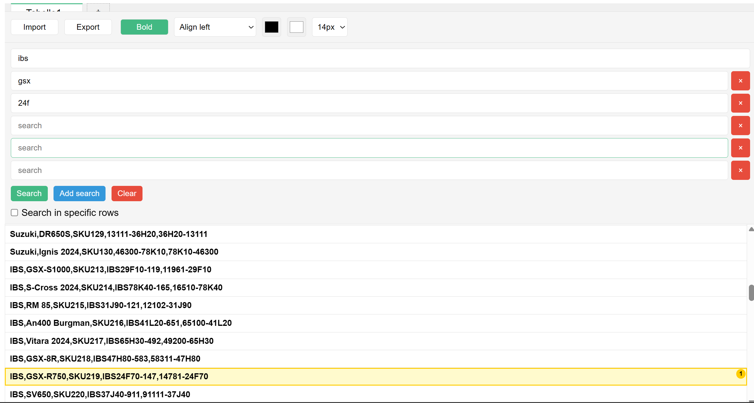 Multi keyword search for Excel - Image 6