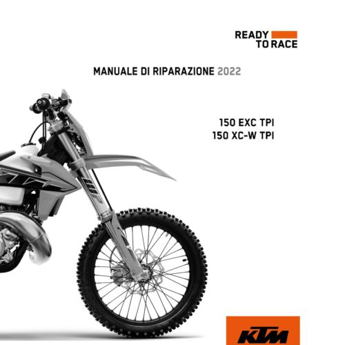 2022 KTM 150 Xc-w tpi Manuale di riparazione