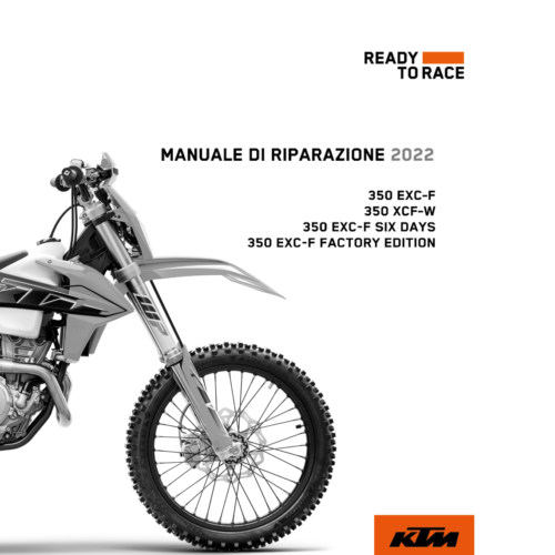 KTM 350 EXC-F Factory 2022 Manuale di riparazione