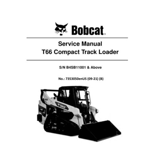 Bobcat T66 | 7353050 Service manual Pdf