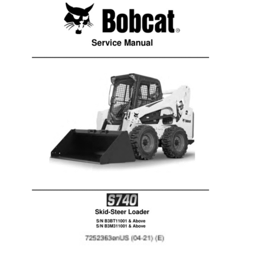 Bobcat S740 | 7252363 Service manual Pdf