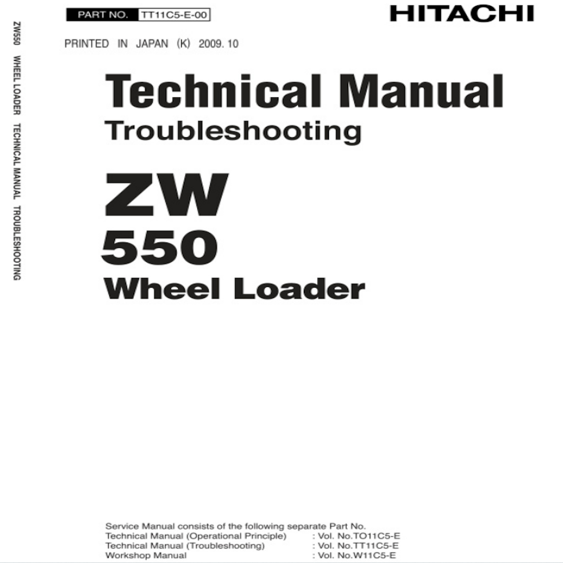 Hitachi ZW550 Technical Manual Pdf