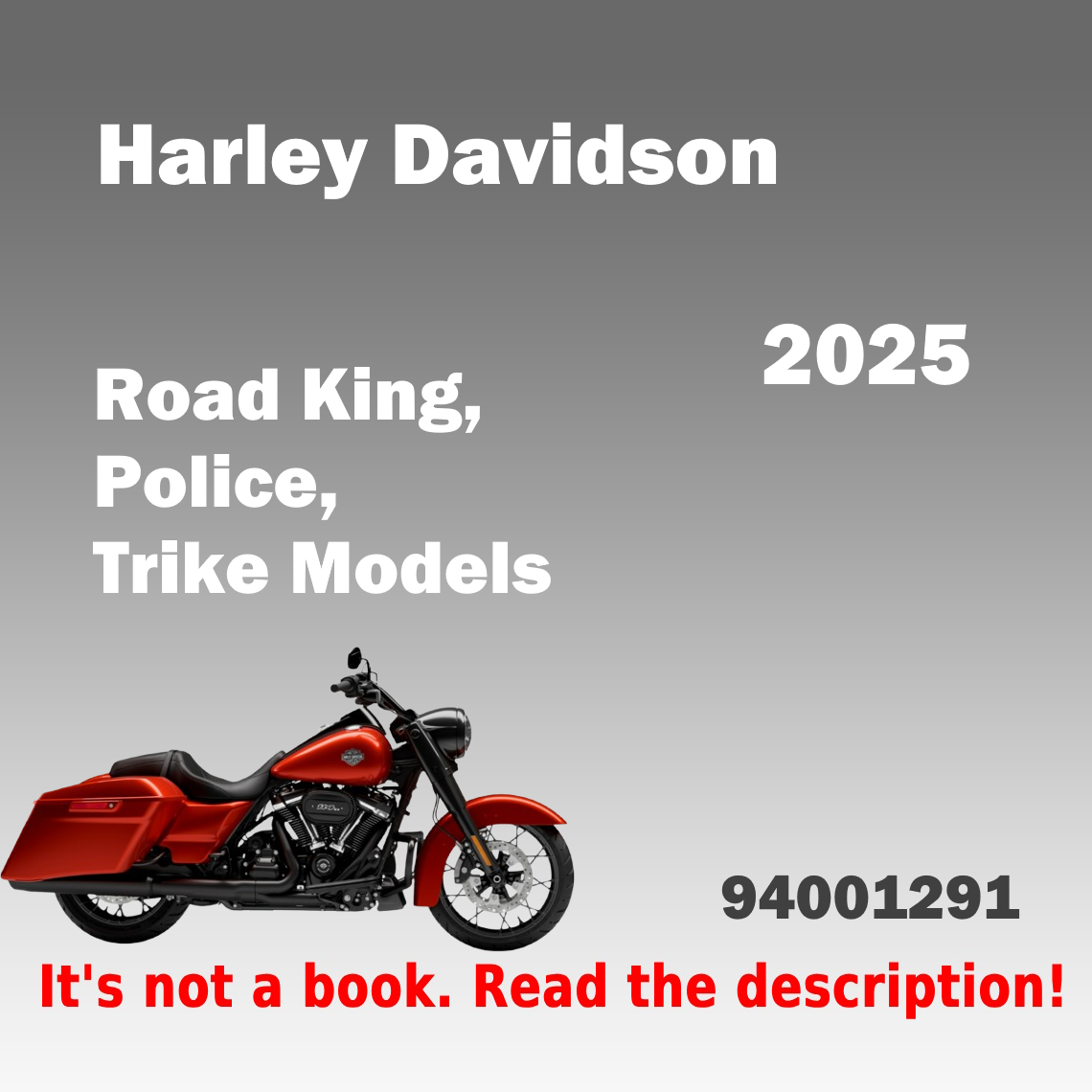 Harley Davidson Police Repair manual 2025 Pdf