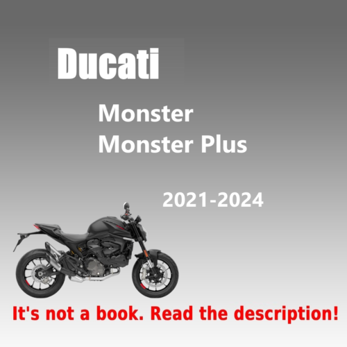 Ducati Monster (Plus) Repair Manual 2021-2024
