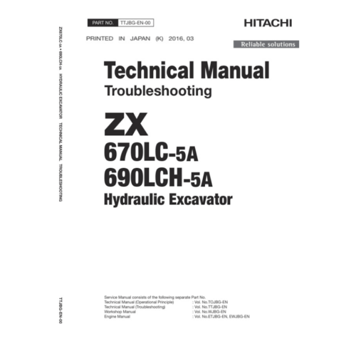 Hitachi ZX670LC-5A Technical Manual