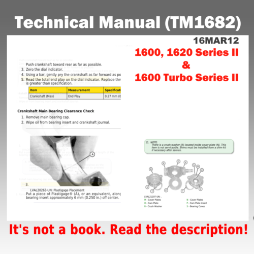 John Deere 1600 1620 Series II |16MAR12| Technical Manual Pdf