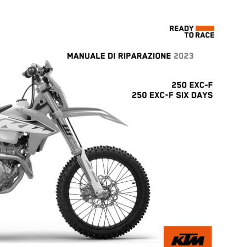 KTM 250 EXC-F Six Days 2023 Manuale di riparazione