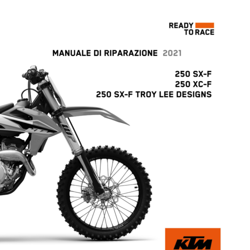 KTM 250 XC-F 2021 Manuale di riparazione