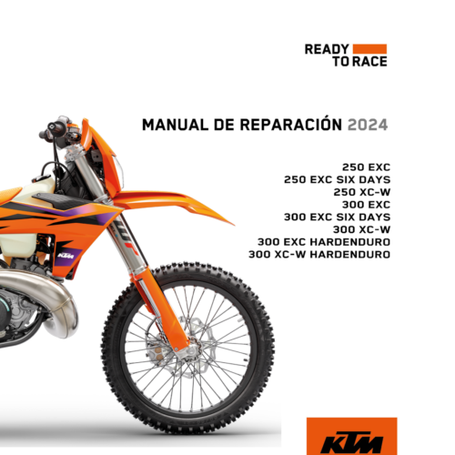 KTM 300 xc-w / exc -hardenduro 2024 Manual de reparación