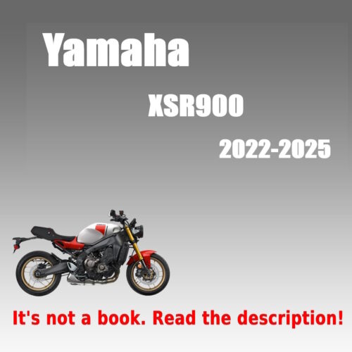 Yamaha XSR900 Service Manual (2022-2025)