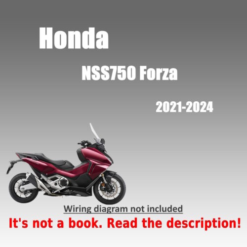 Honda NSS 750 Forza Workshop Service manual 2021-2024
