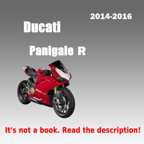 Ducati Panigale R 1199 Service manual 2014-2016 PDF