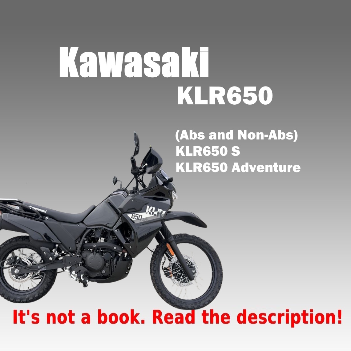 Kawasaki KLR650 Adventure Abs Workshop Service Manual (2023-2026)