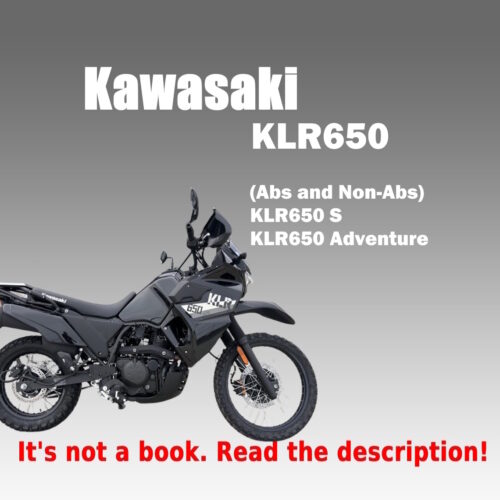 2023 2026 Kawasaki KLR650 Workshop manual