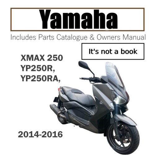 Yamaha YP250R X-MAX 250 Workshop Service Manual 2014-2016