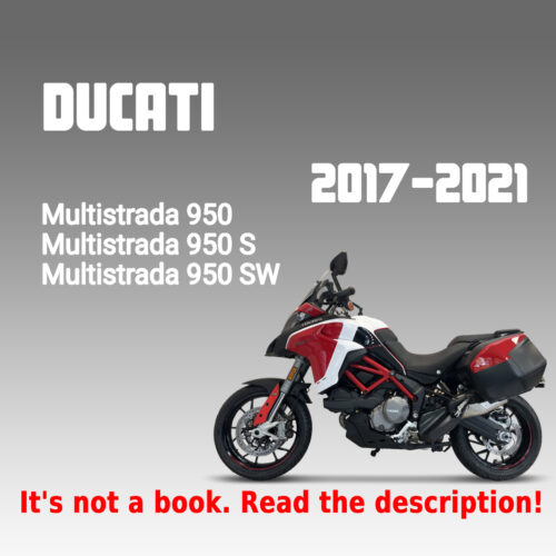 Ducati Multistrada 950 S SW workshop service manual 2017-2021 PDF download for 937cc motorcycles