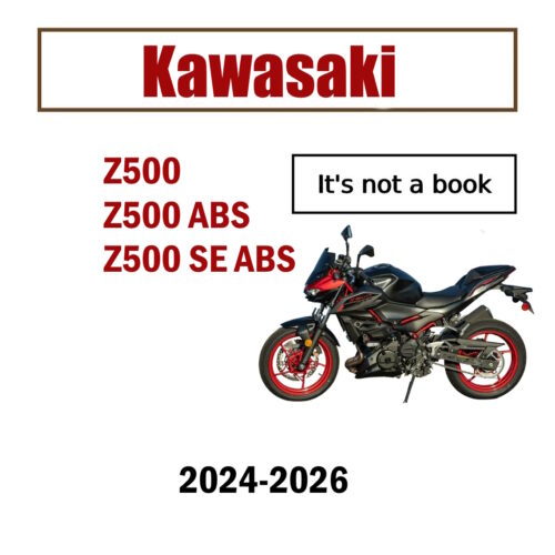 Kawasaki Z500 2024-2026 workshop service manual PDF download with wiring diagrams and 451cc engine repair information