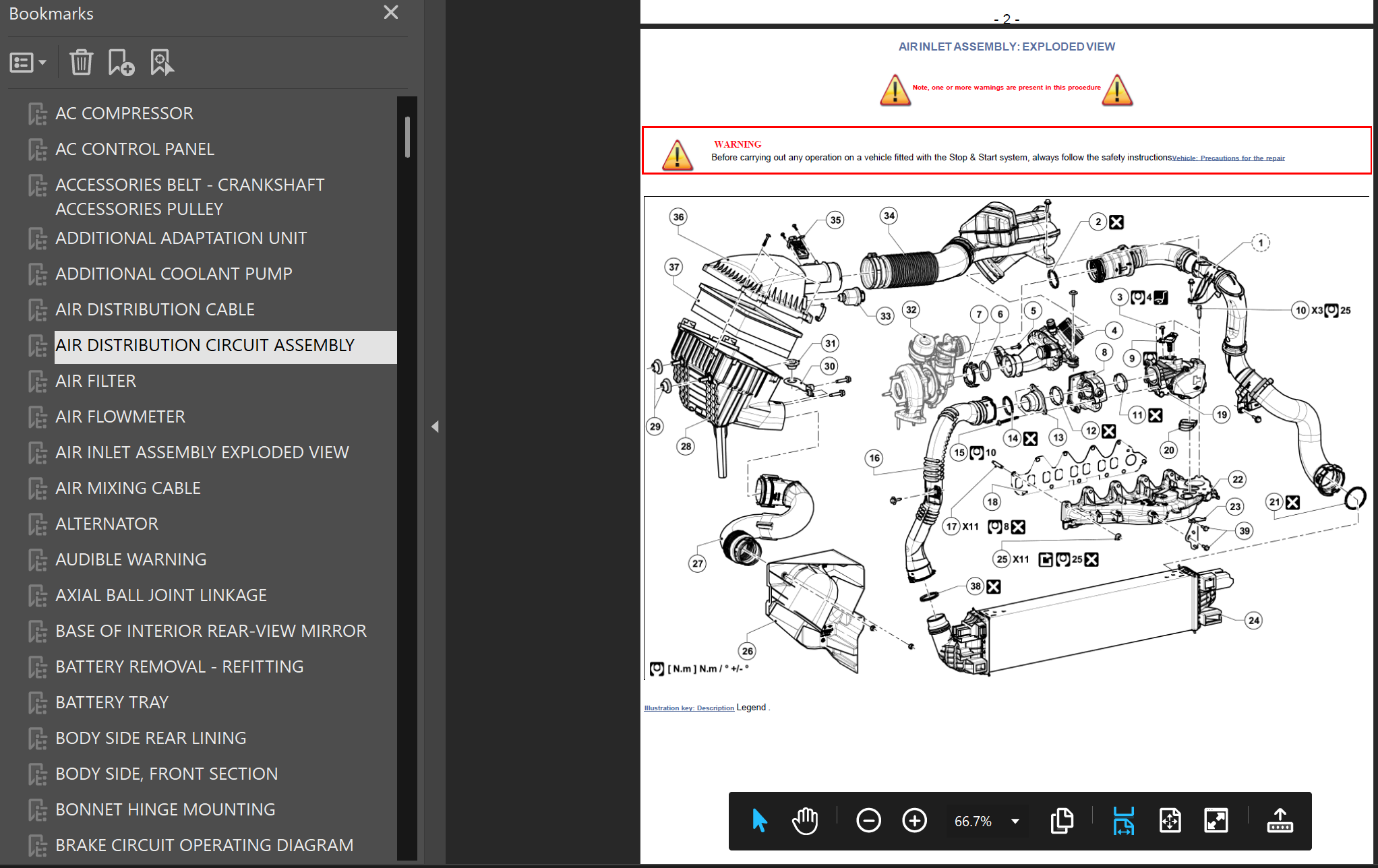2014-2018 Vauxhall Vivaro Service Manual - Image 2
