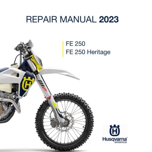 Husqvarna FE 250 Heritage Service Repair Manual 2023 (PDF)