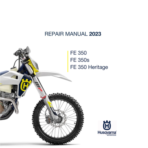 Husqvarna FE 350 Heritage Repair manual (2023) PDF